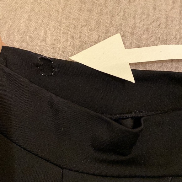 MIKOH BLACK NYLON SPANDEX MOCK NECK TOP . Size S - Picture 4 of 8